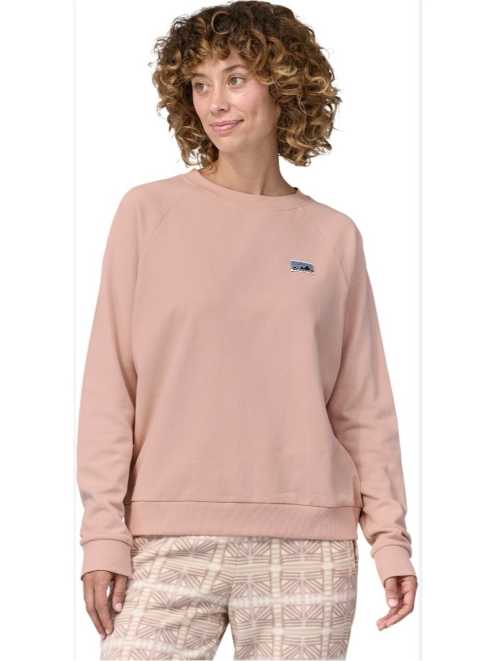Patagonia Regenerative Organic Cotton Essential Top in Cozy Peach Size S